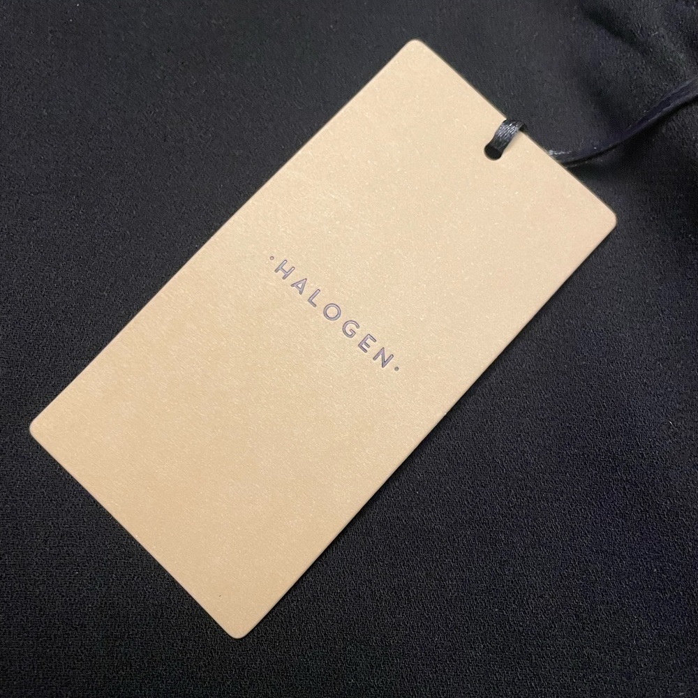 NWT Halogen Nordstrom Sleeveless Crepe Sheath dress Black Size Small - Picture 6 of 8